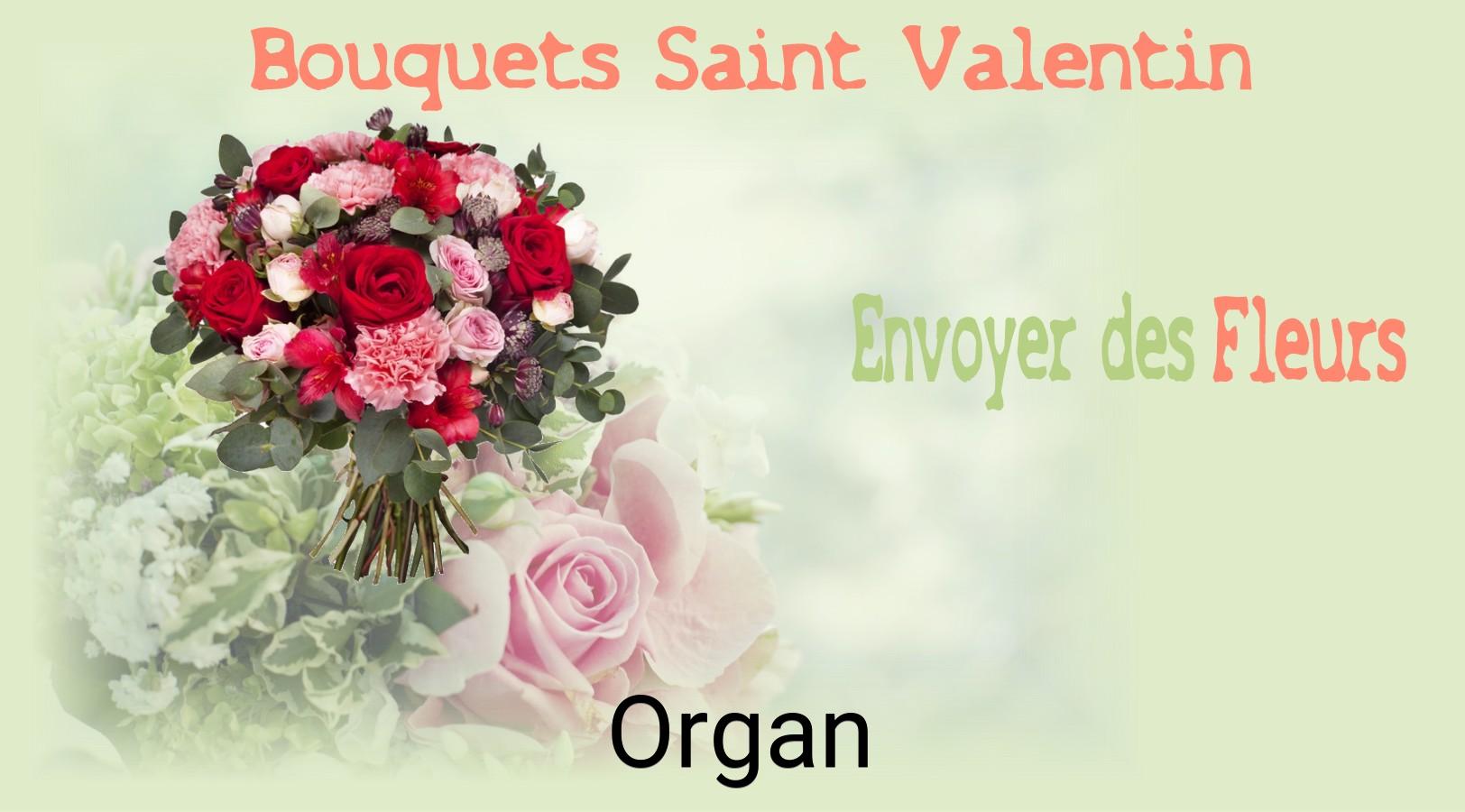 Roses de Saint-Valentin livrées à Organ